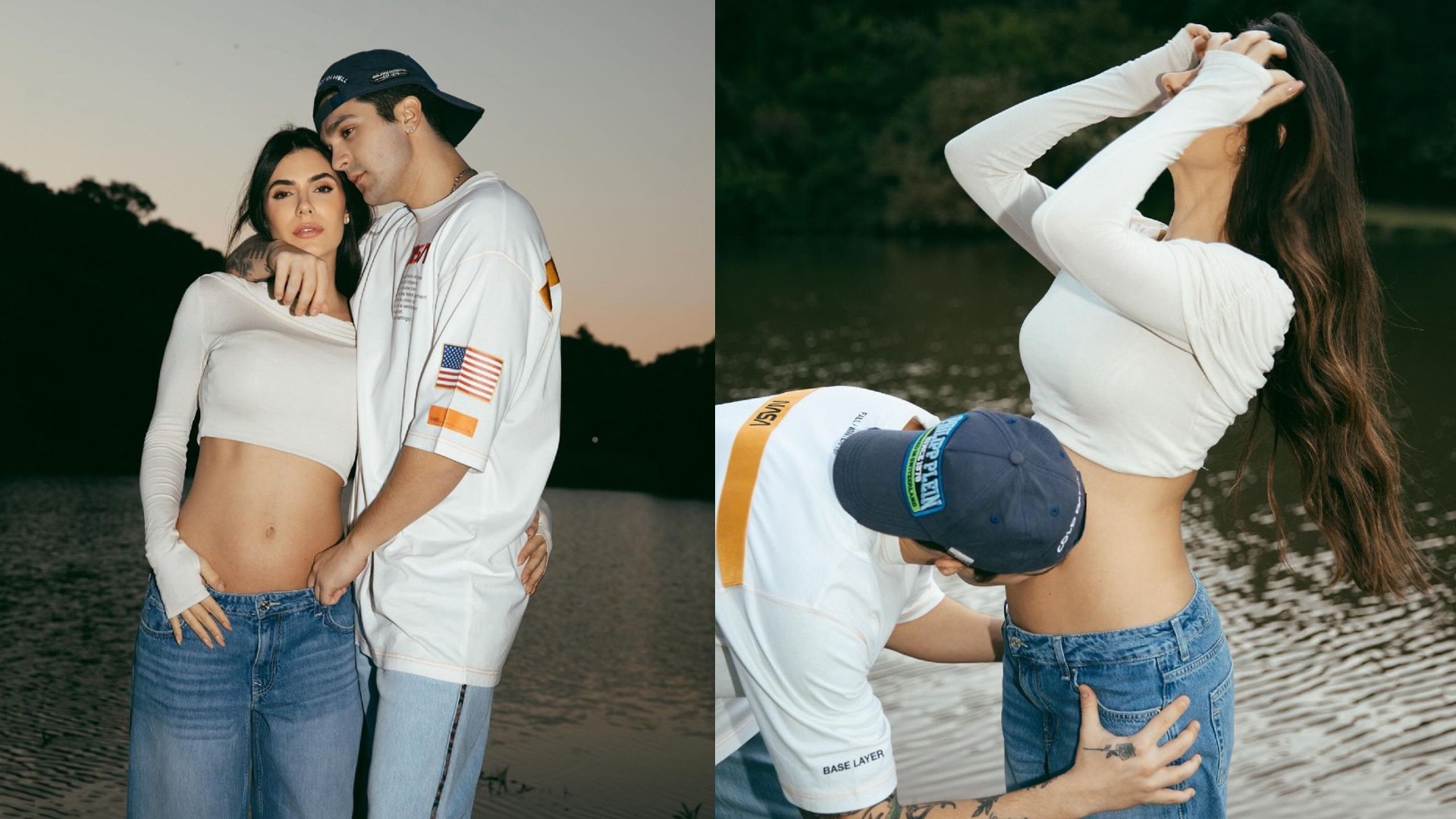 Jade Magalhães e Luan Santana anunciam gravidez do 1º filho