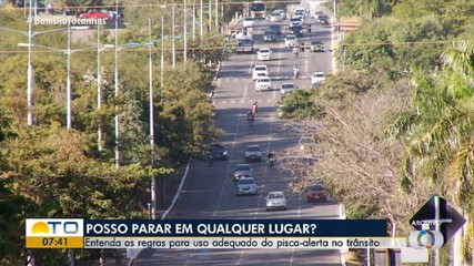 Entenda as regras para o uso do pisca-alerta no trânsito