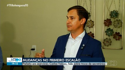 Prefeito em exercício de Palmas muda 1º escalão de secretários