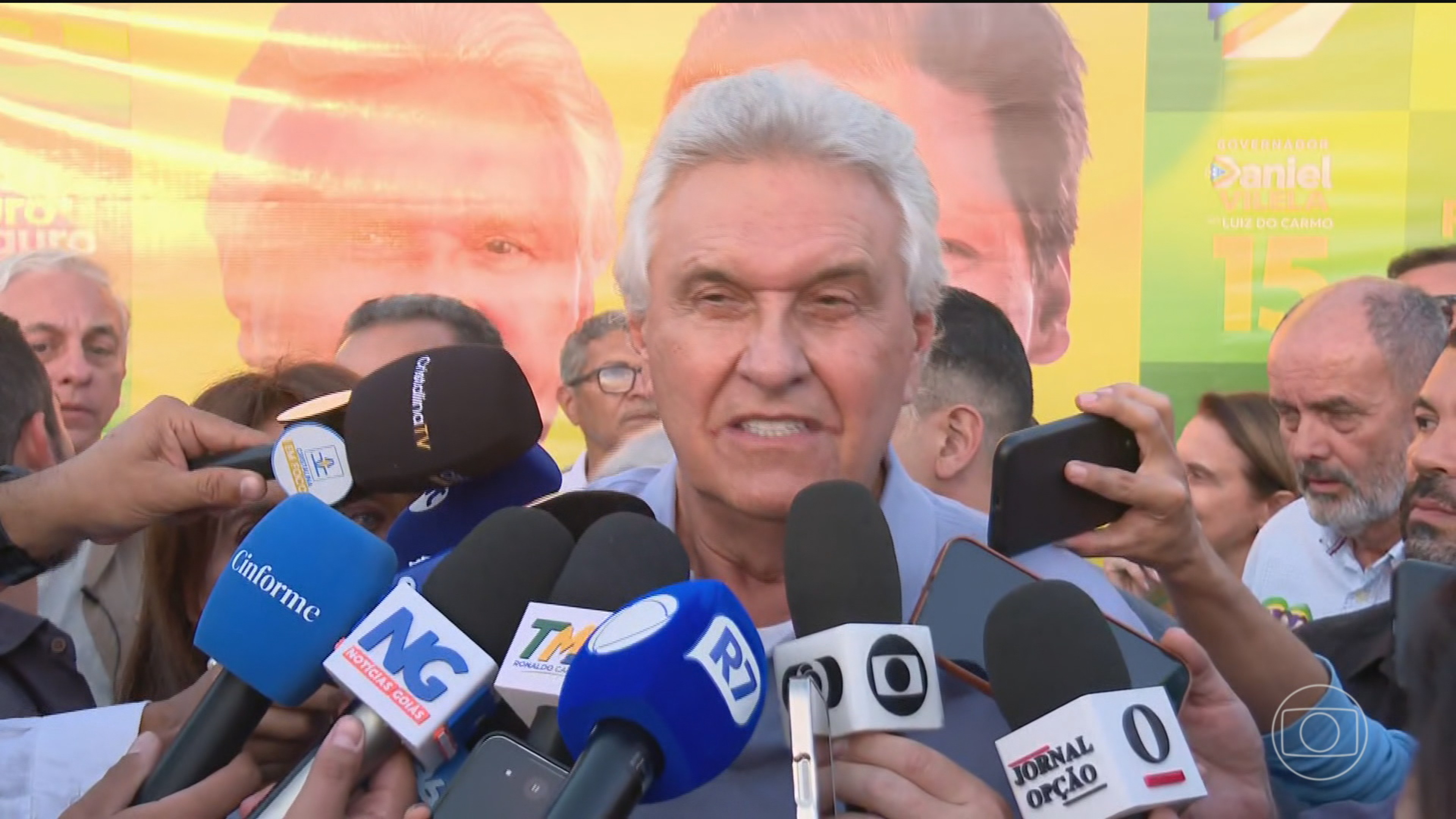 Ronaldo Caiado, candidato do PSD à Presidência, cumpre agenda na Região Metropolitana de Goiânia