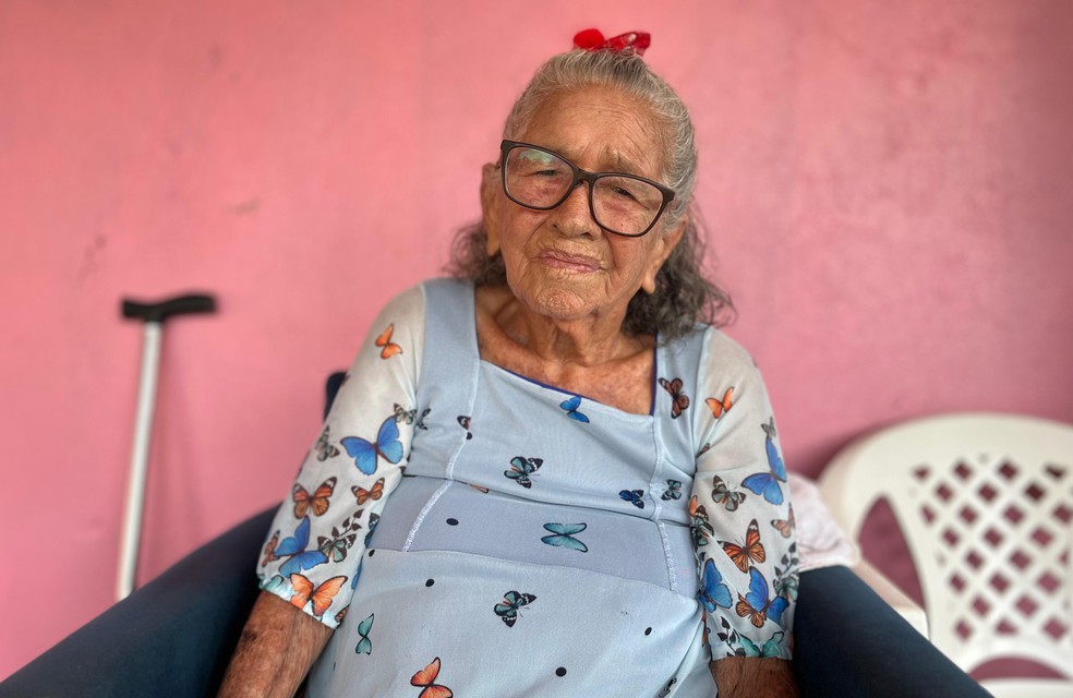 Celeste Lucas da Silva nasceu em 1923. — Foto: Yara Ramalho/g1 RR