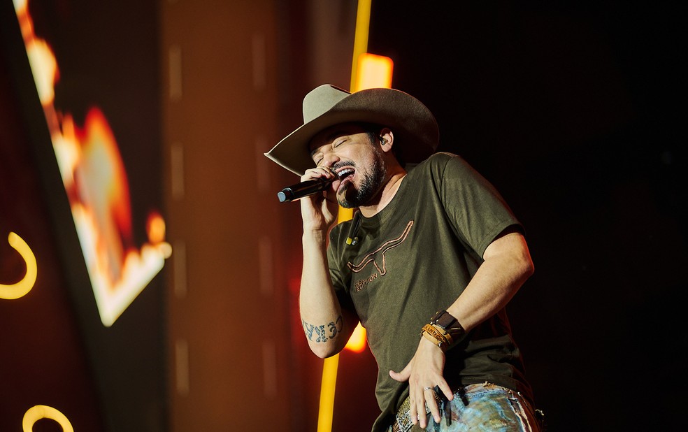 Fernando e Sorocaba já se apresentaram 13 vezes na Festa do Peão de Barretos 2025 — Foto: Érico Andrade/g1