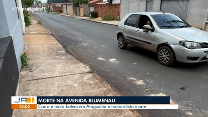 Carro e moto batem e motociclista morre em Araguaína