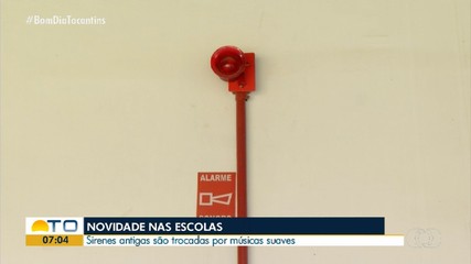 Escolas municipais de Palmas trocam sirenes por músicas suaves