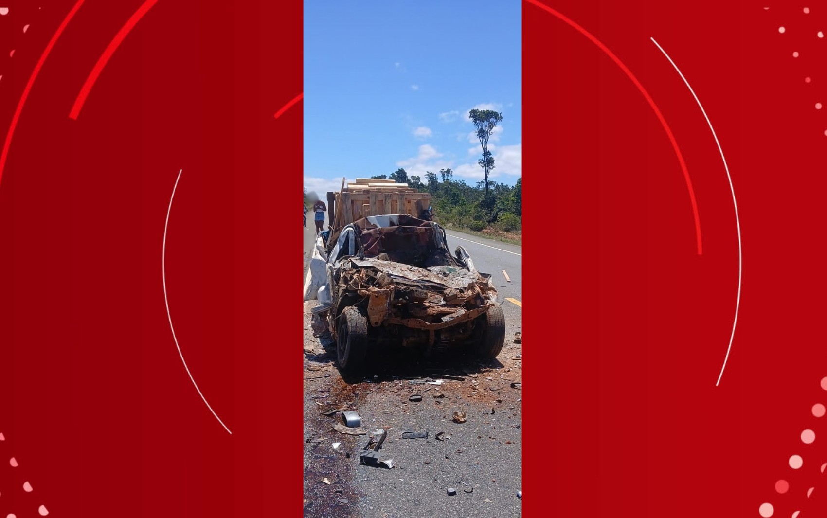 Batida entre dois carros deixa uma pessoa morta e outra ferida em Camaçari