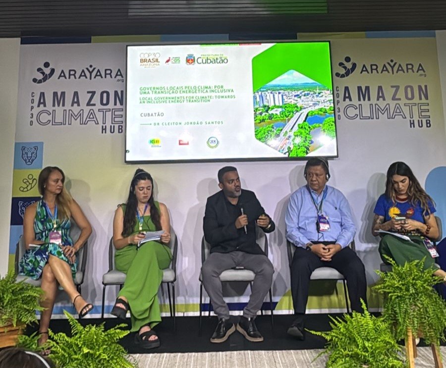 Cubatão fortalece cooperação internacional e reafirma compromissos na COP 30