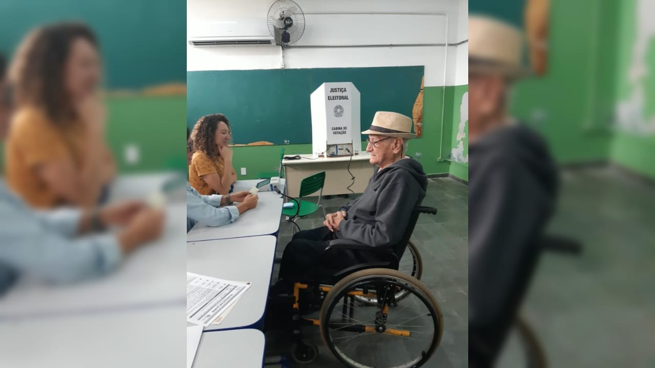 Quase centenário, morador de Sorocaba faz questão de votar nas eleições: 'Cumpri com meu dever'