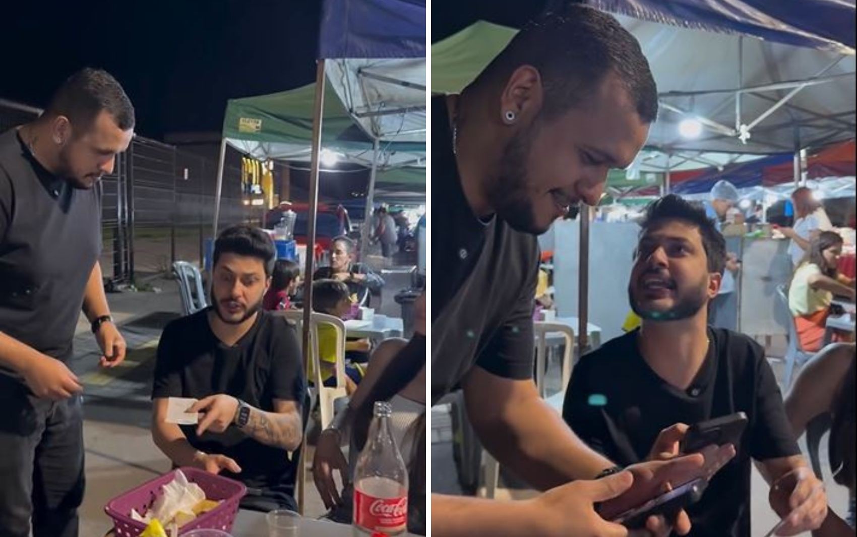 Humorista viraliza com vídeo sobre o valor da conta de pastel de feira