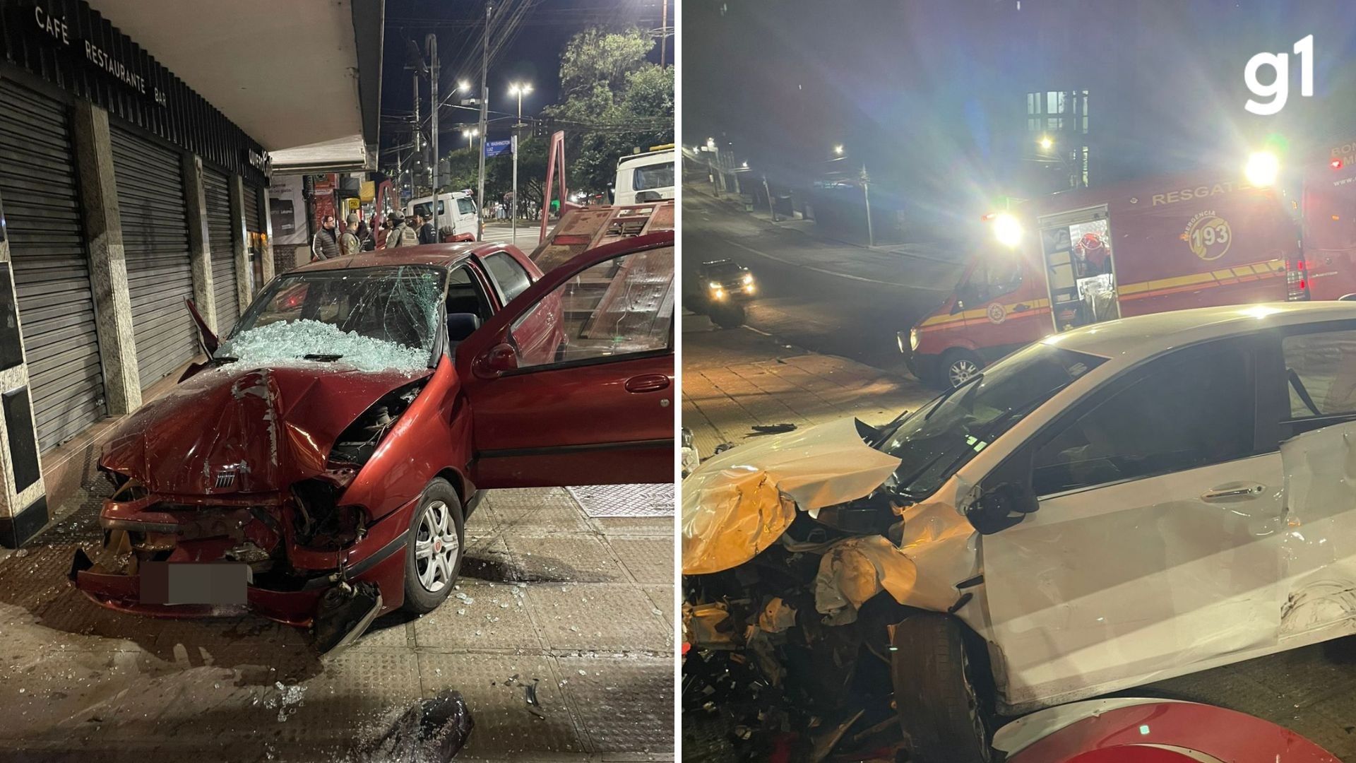 Colisão em cruzamento deixa um morto e quatro feridos em Erechim; VÍDEO 