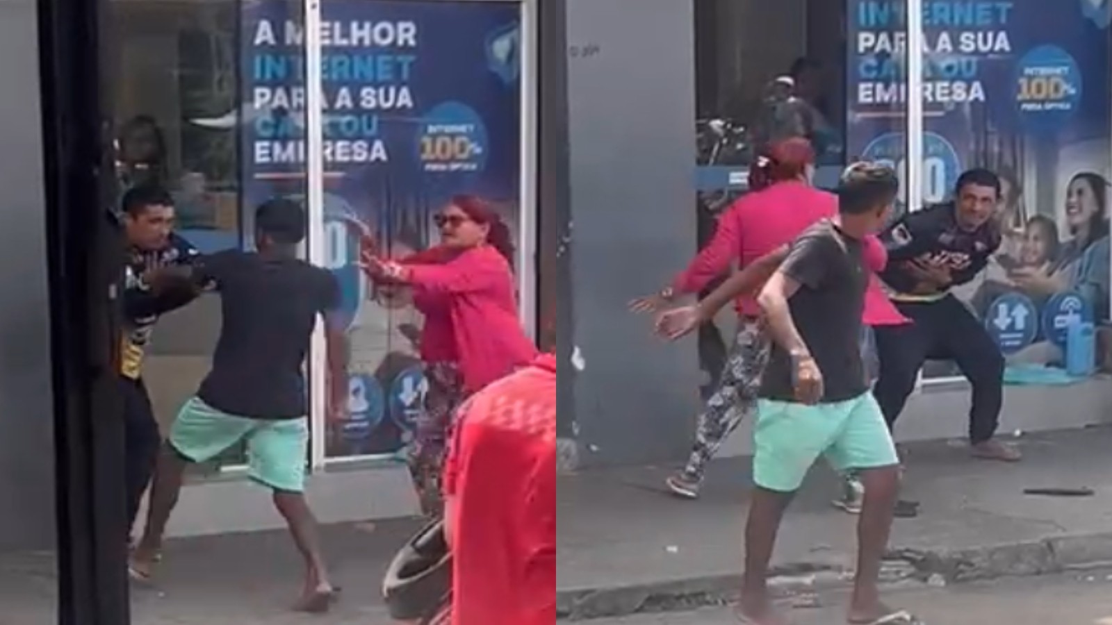 Vídeo: Adolescente tenta esfaquear homem, mas faca quebra durante briga no Ceará