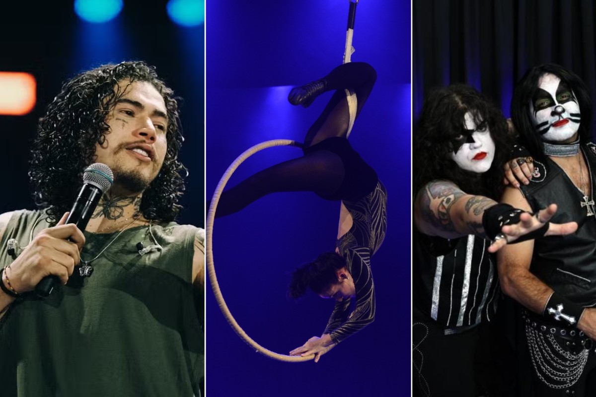 Whindersson Nunes, tributo ao Kiss, André Santi, Cabaret e teatro; g1 reúne atrações para o fim de semana 