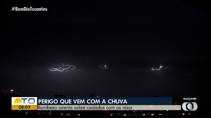 Tocantins registrou 1 milhão de descargas elétricas em janeiro de 2026