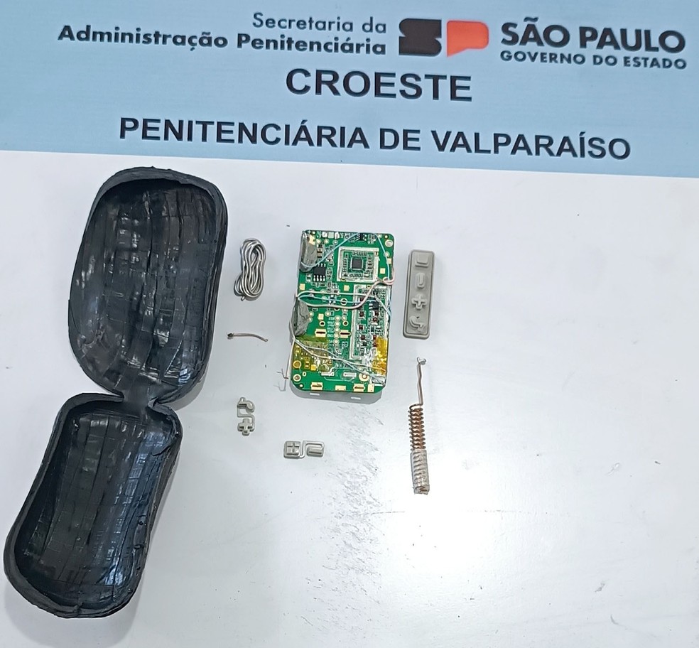 Produtos apreendidos nas penitenciárias durante fiscalizações de visitas — Foto: SAP/Divulgação