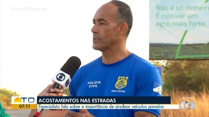 Especialista fala sobre a importância de sinalizar veículos parados em acostamentos