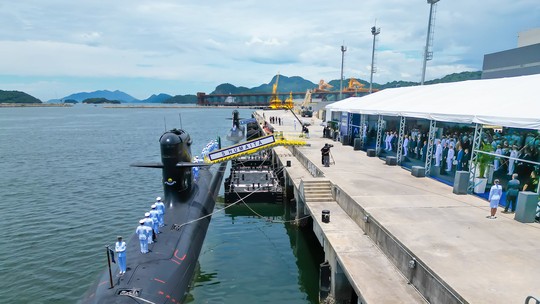 Marinha lança 'Humaitá', 2º de 5 submarinos do Prosub - Foto: (Divulgação)