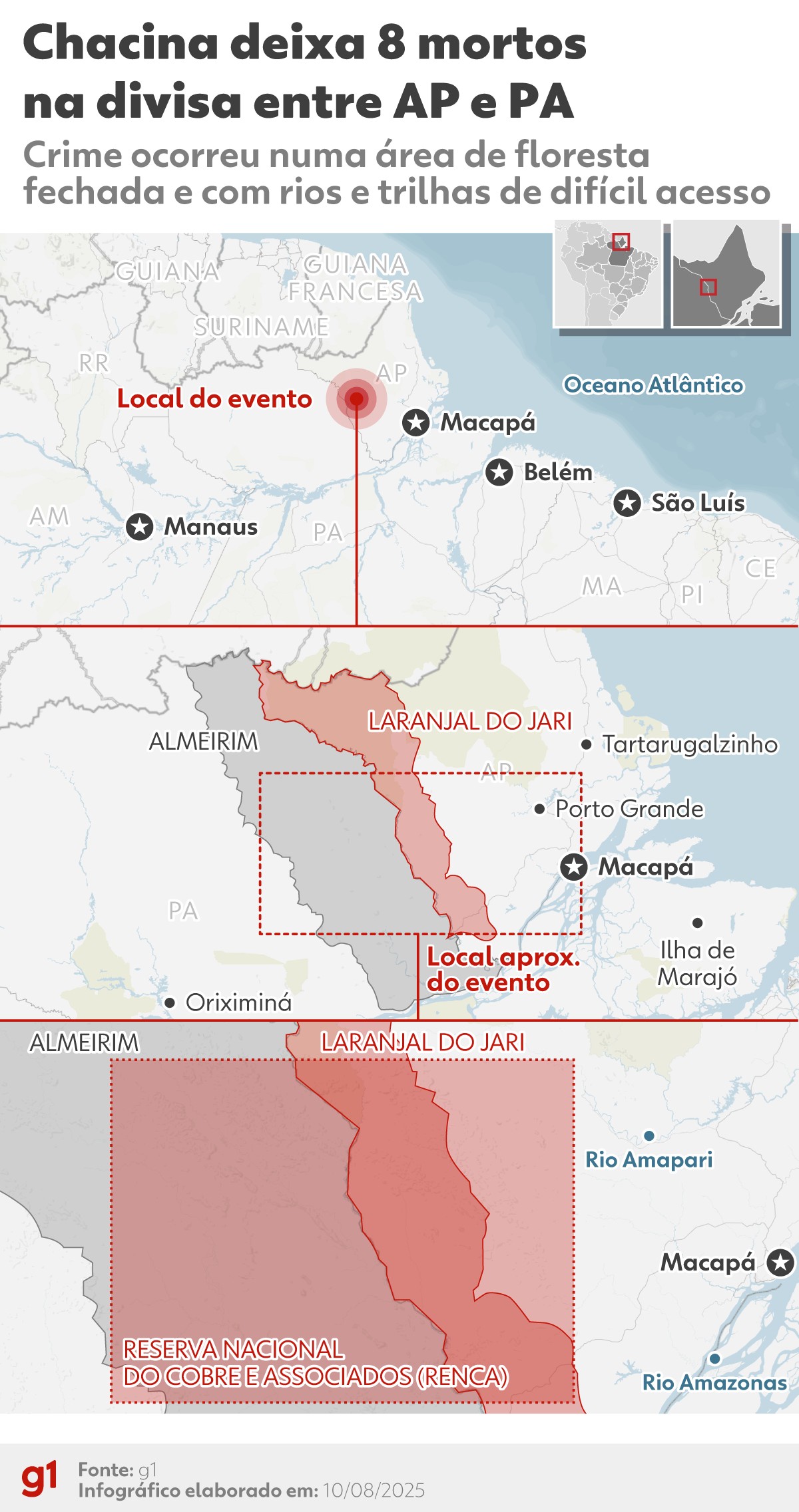 Chacina na Amazônia: a geografia do garimpo na divisa do Pará com o Amapá