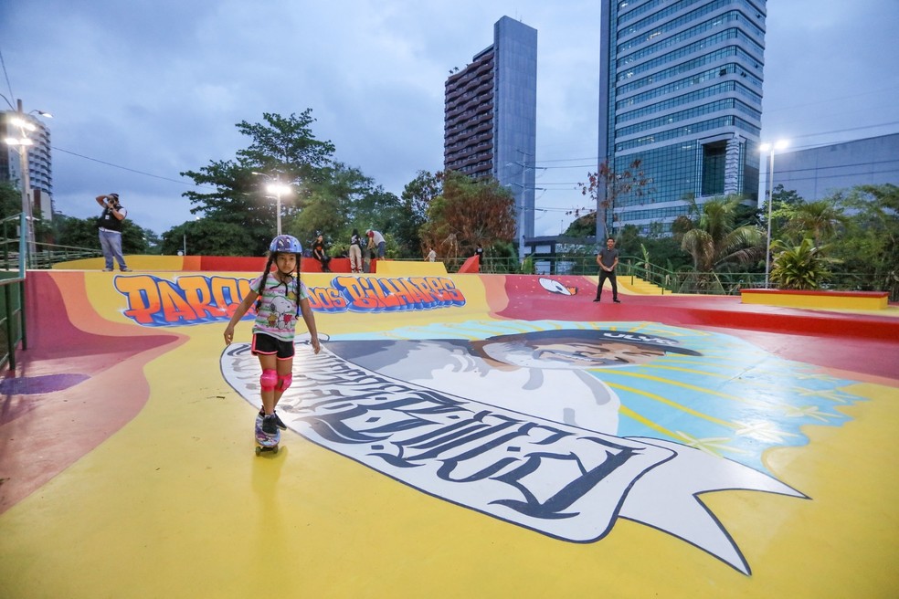 Parque Ponte dos Bilhares em Manaus — Foto: Clóvis Miranda/Semcom