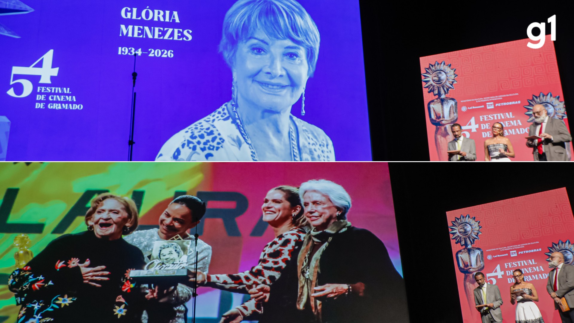 Festival de Cinema de Gramado homenageia Glória Menezes e Laura Cardoso após mortes das atrizes