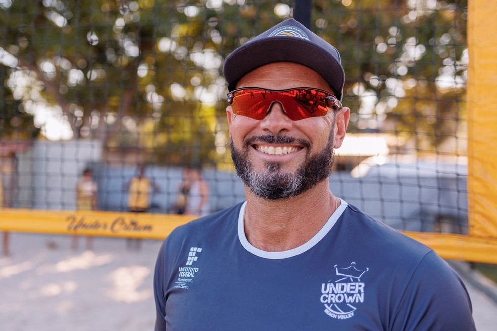 Atleta Edison Marcos Barreto Filho, de 49 anos é o fundador e CEO do projeto. — Foto: Anderson Pires.