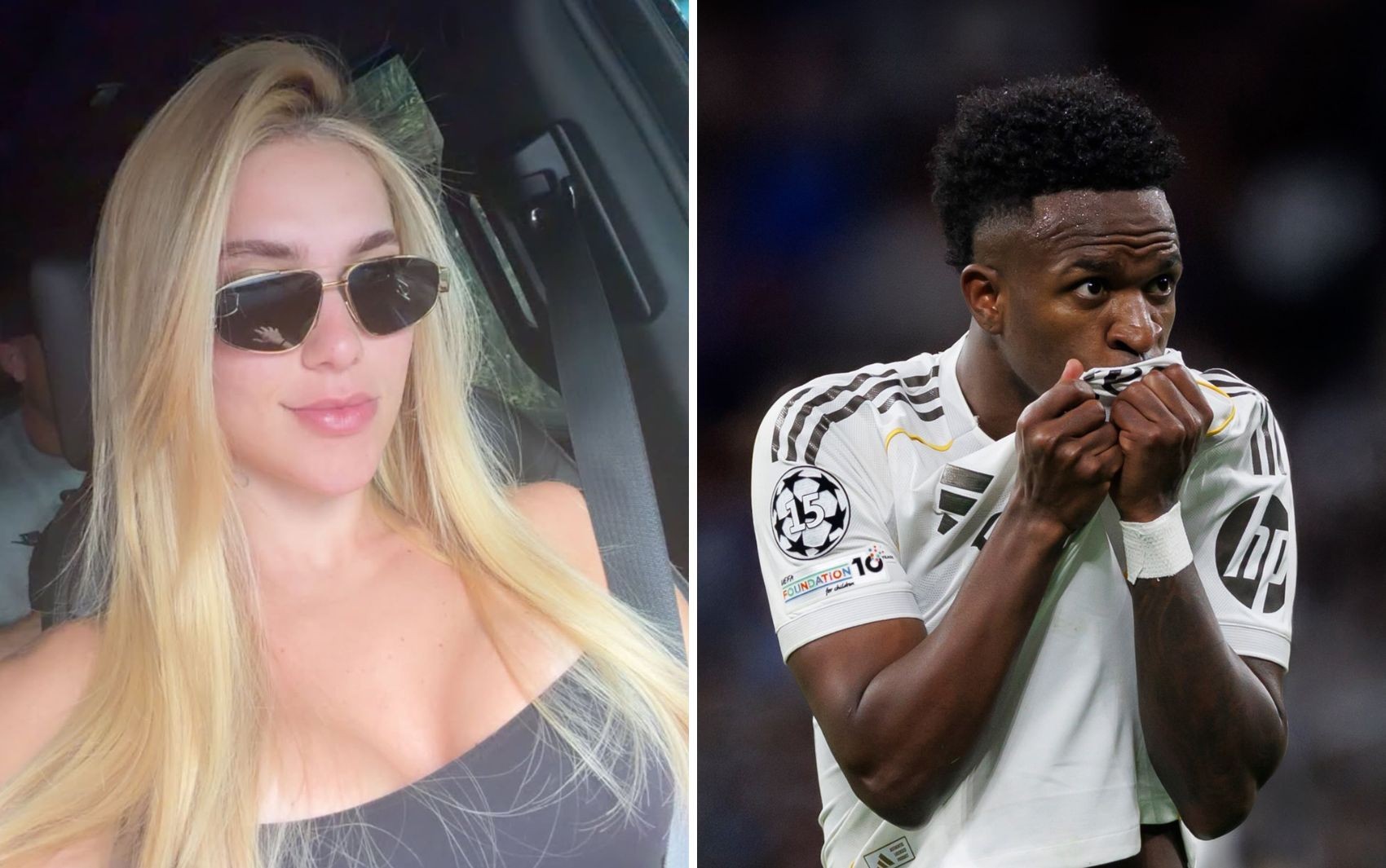 Virginia comemora renovação do contrato de Vini Jr. com Real Madrid: ‘Todo sucesso do mundo para você, amor’