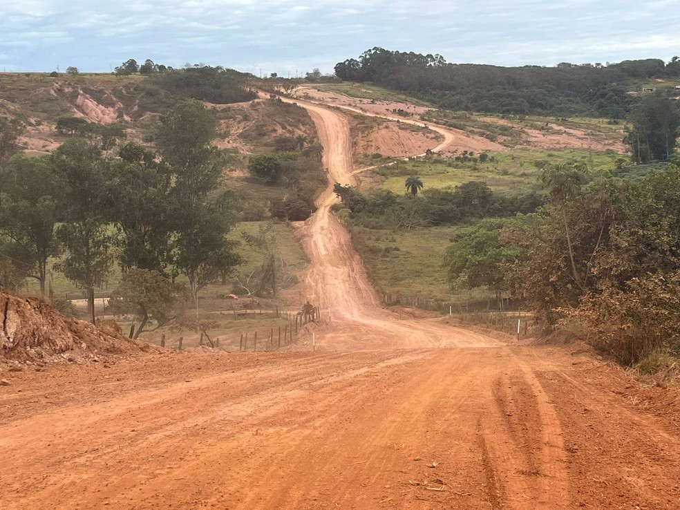 Local onde topógrafa foi atacada — Foto: Prefeitura Municipal de Lagoa Formosa/Divulgação