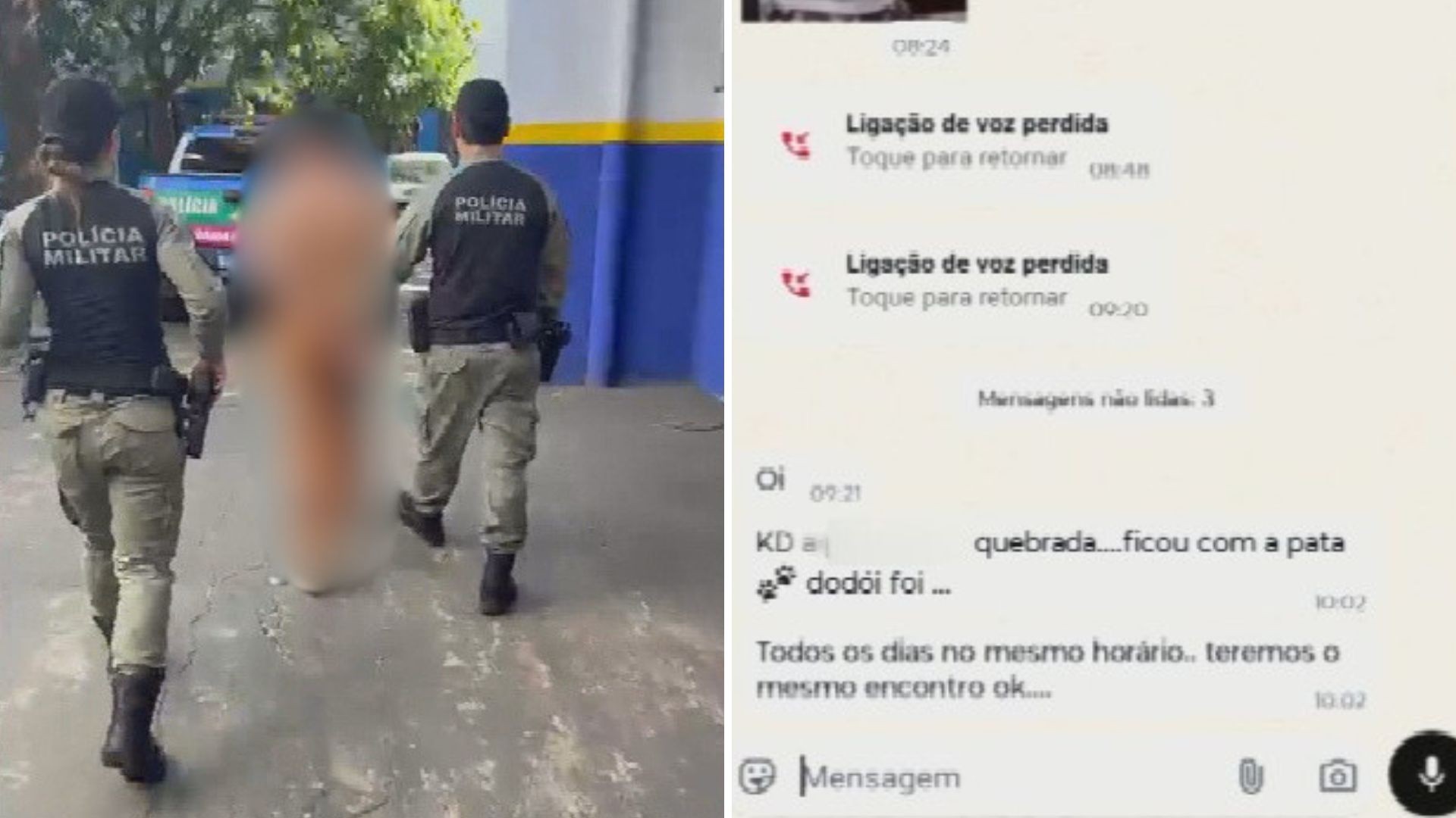 Homem é preso após atropelar a ex quando ela chegava para trabalhar 