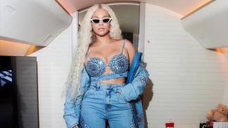 Novo registro de Beyoncé na Bahia — Foto: Reprodução/Redes Sociais