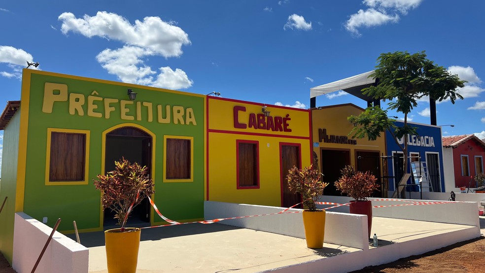 Fazenda Tome Xote, Cidade do Forró, em Olho D'Água do Borges RN — Foto: Isabelly Noemi/g1 RN