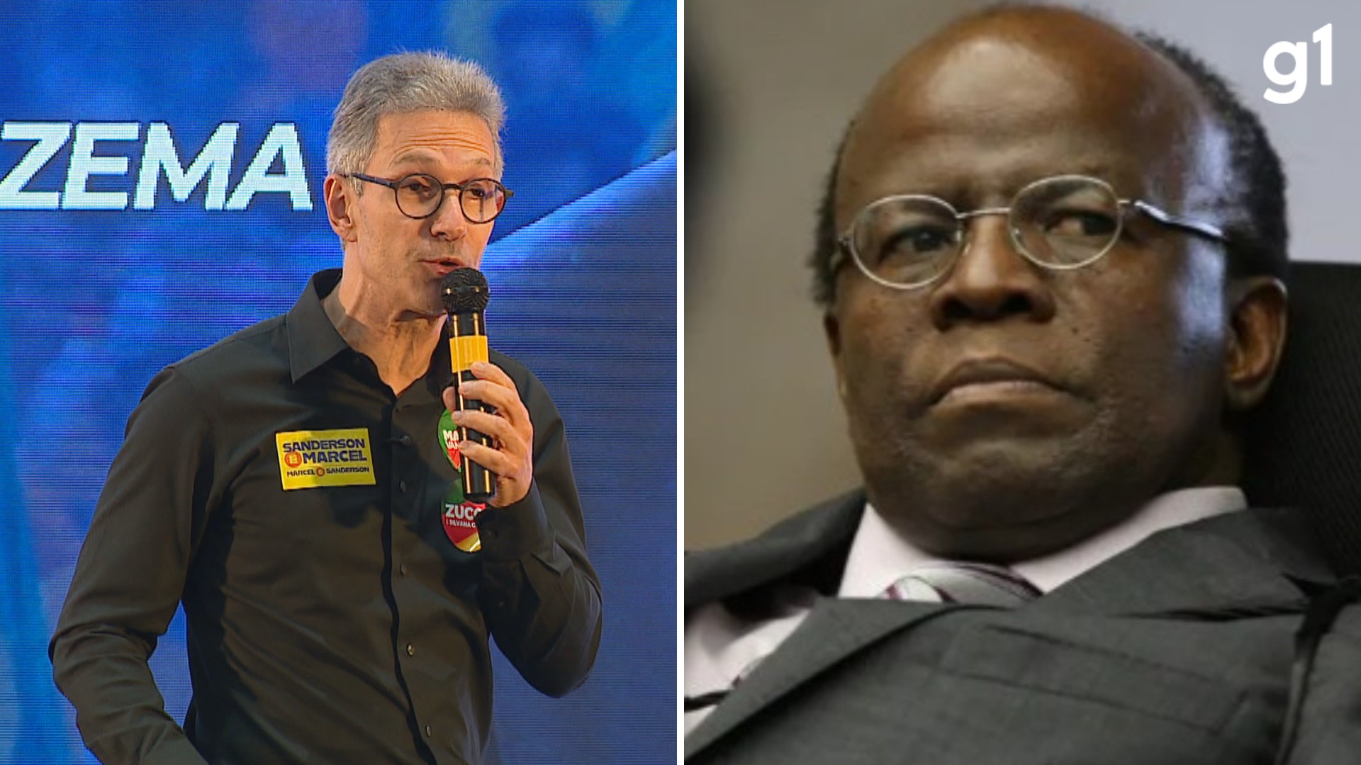 Zema menciona Joaquim Barbosa como possível vice e faz críticas a ministros do Supremo no RS