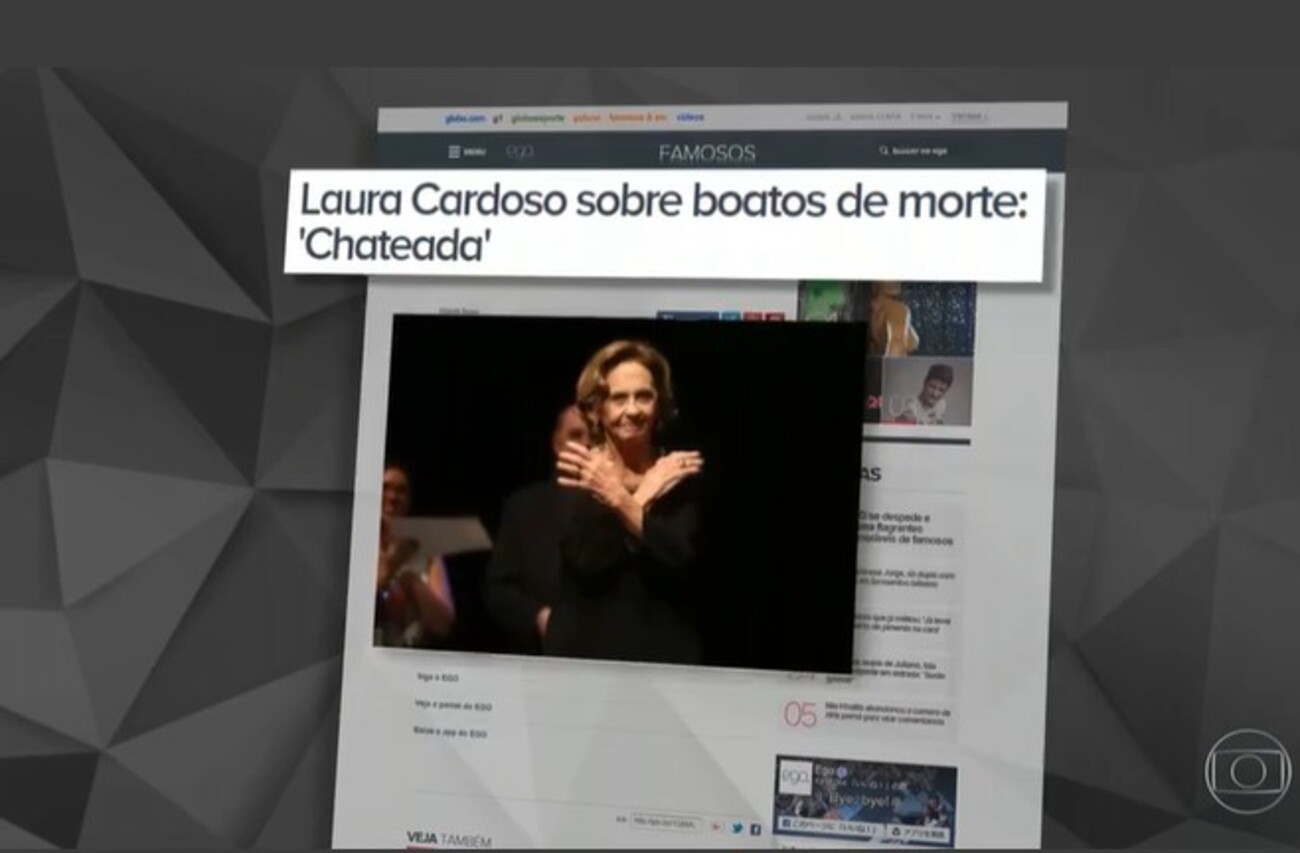 Laura Cardoso contou ao Fantástico que já havia sido vítima de fake news sobre sua morte: 'Eu já morri umas duas vezes'; relembre