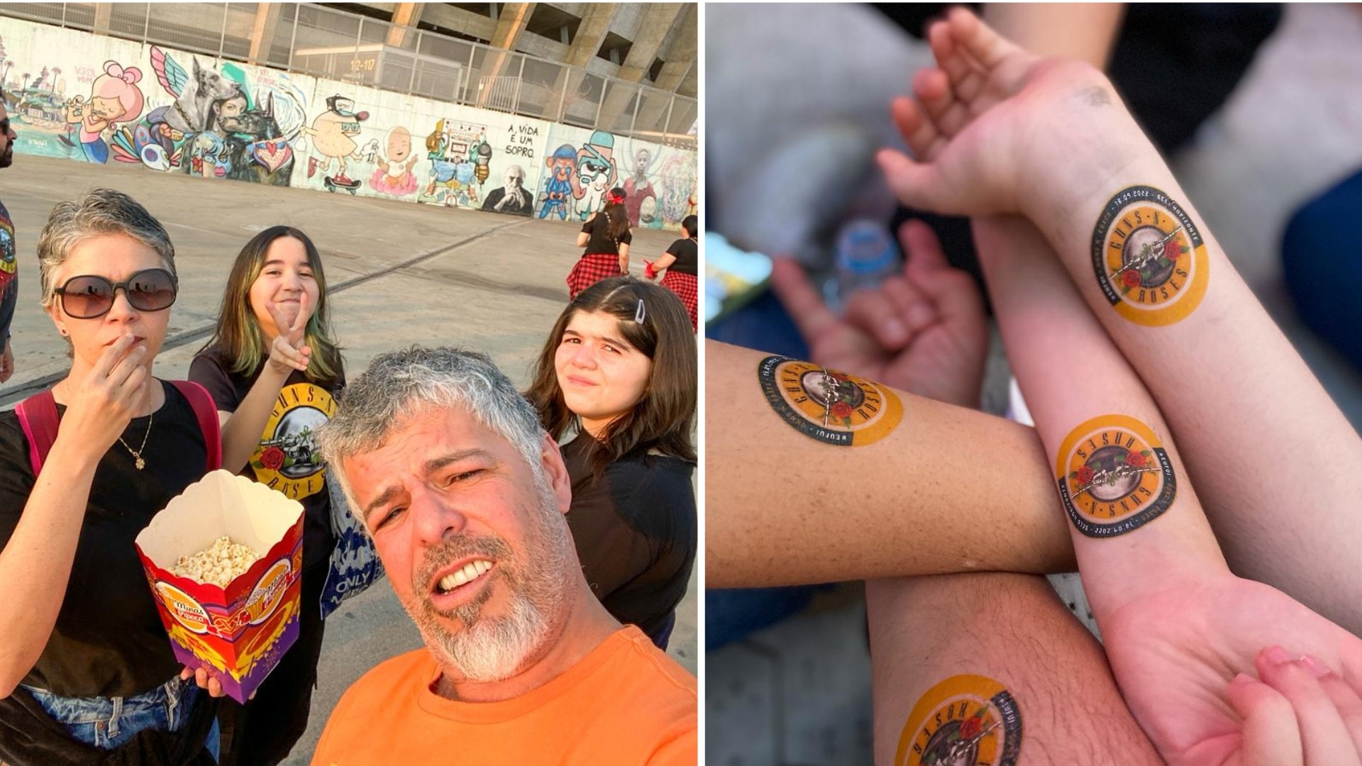 Fã troca festa de 50 anos por show do Guns N' Roses no ES: 'parece um presente'