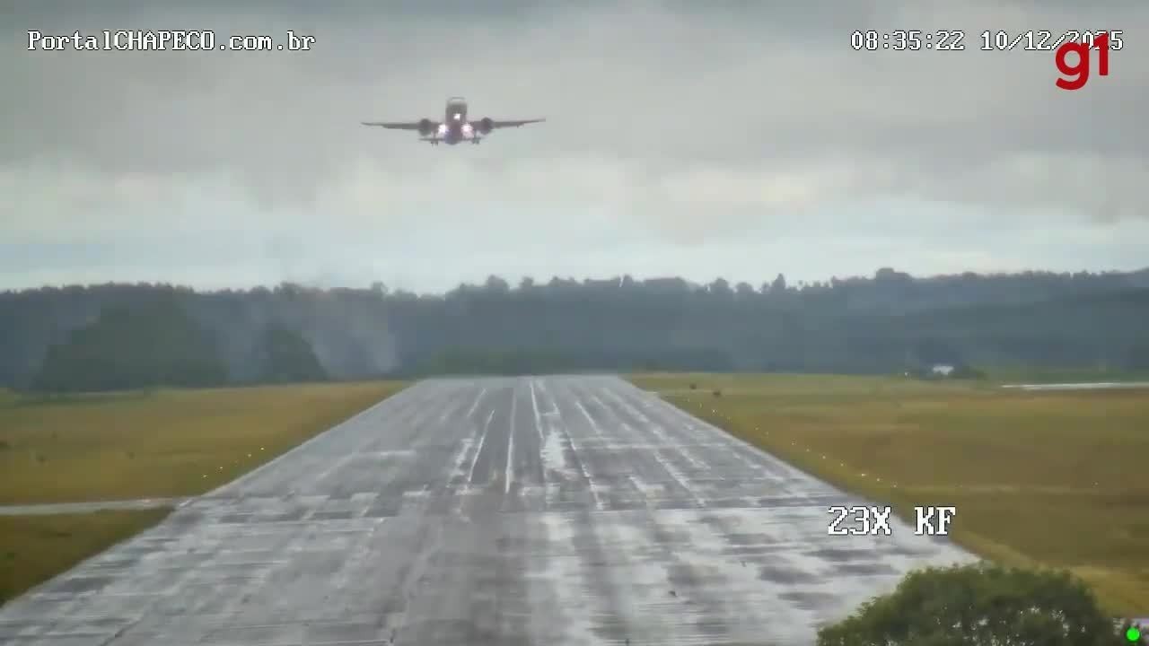 Ventos fortes causam atrasos e cancelamentos de voos em aeroportos de SC