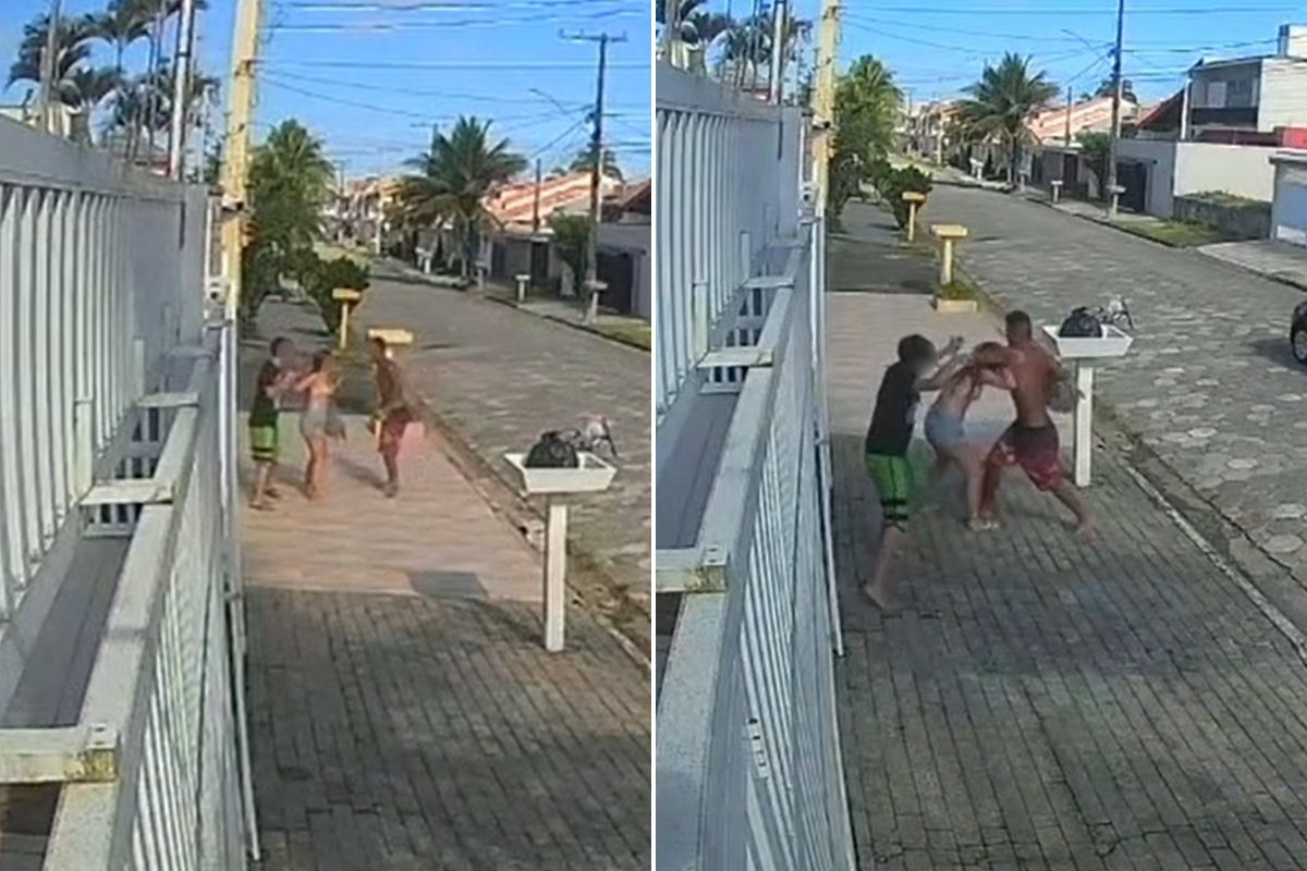 Homem é imobilizado com cordas após agredir mãe e filho com TEA no litoral de SP; VÍDEO 