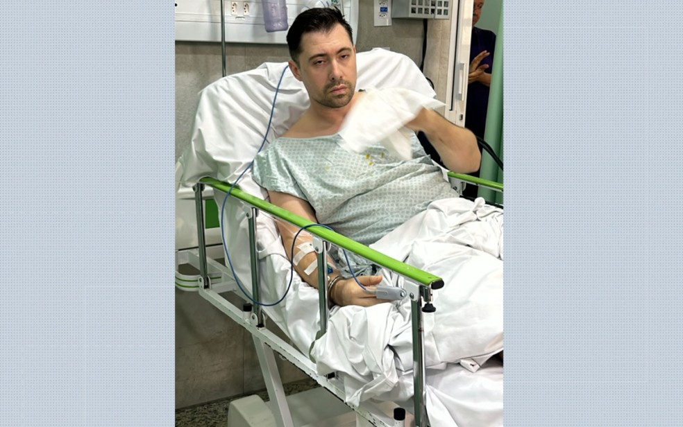 Roberto Marques Trovão Lafaeff, de 36 anos, está preso por suspeita de envolvimento no ataque ao carro-forte na região de Franca, SP — Foto: Arquivo pessoal