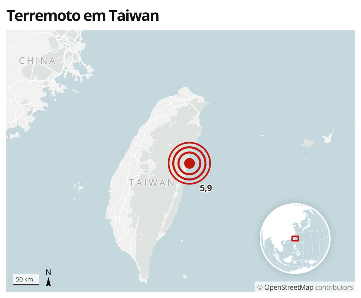 Por que Taiwan e países próximos registram tantos terremotos