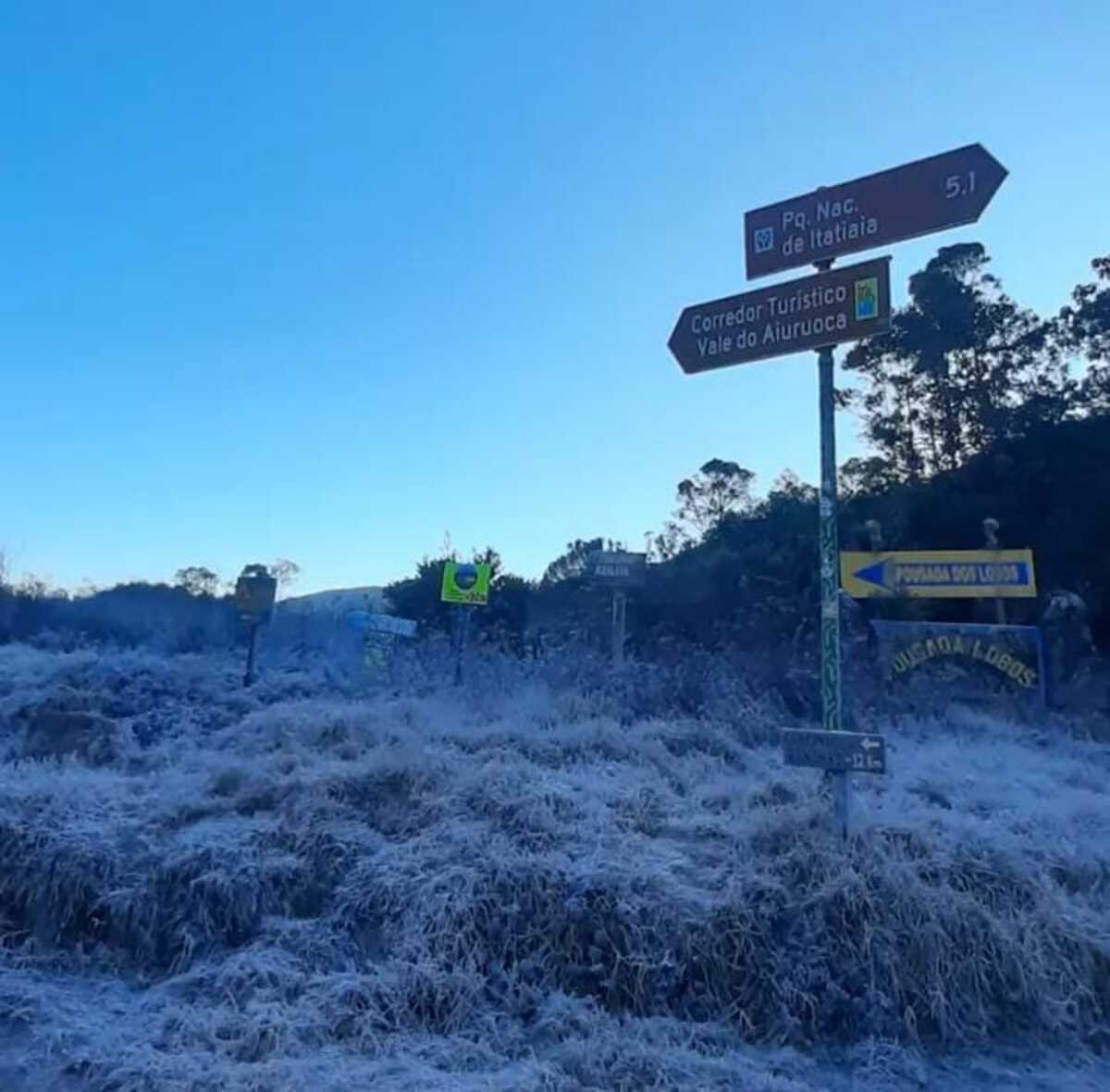 Com -9,2°C, Parque Nacional do Itatiaia registra menor temperatura do Brasil nesta segunda-feira
