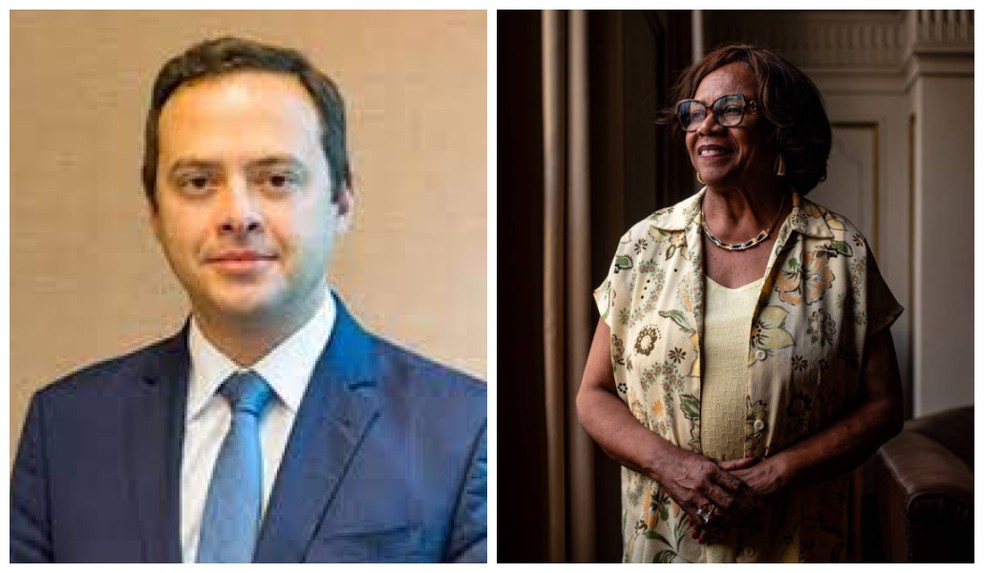 André Guilherme Lemos Jorge é o novo secretário municipal de Justiça de SP, em substituição à Eunice Prudente, que foi para o TCM. — Foto: Montagem/g1/Reprodução/Redes Sociais