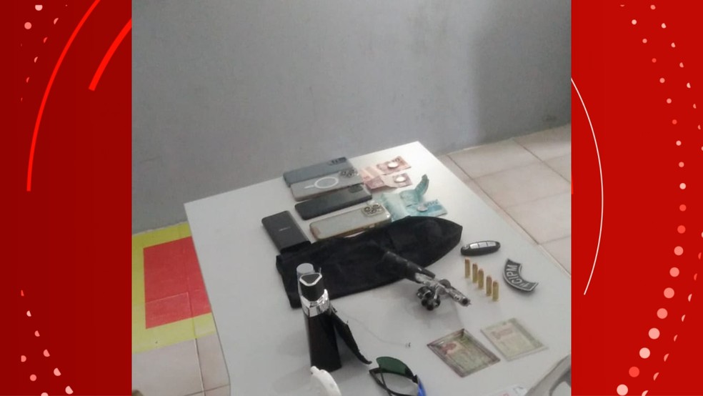 Influenciador foi preso suspeito de participar de tentativa de assalto em Tambaba, no Conde — Foto: Polícia Civil