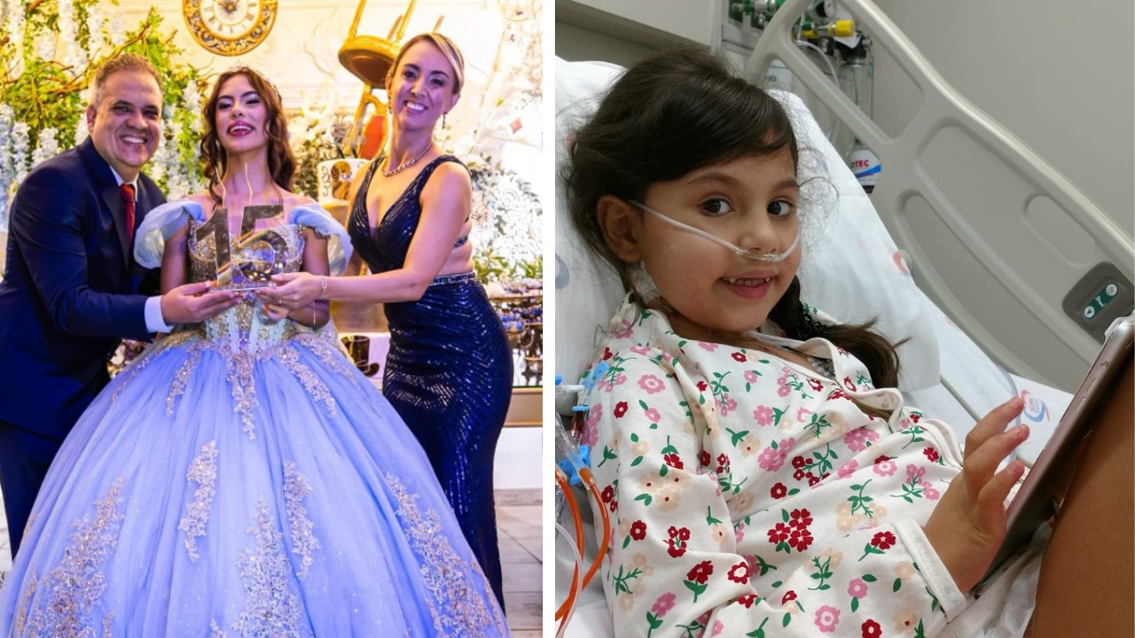 'Não é só para mim': jovem com coração transplantado na infância agradece a doador em festa de 15 anos