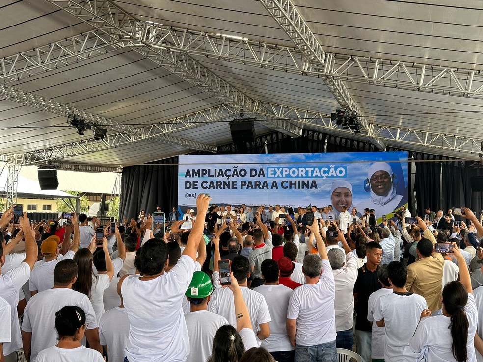 Lula cumpre agenda em Campo Grande — Foto: José Câmara