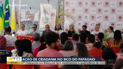 Ação de cidadania leva atendimento às quebradeiras de coco babaçu