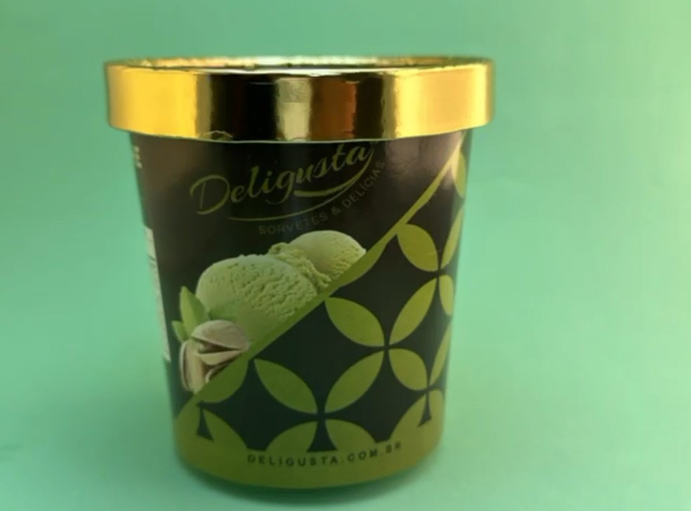 Sorvete artesanal feito com leite de castanha — Foto: Arquivo pessoal