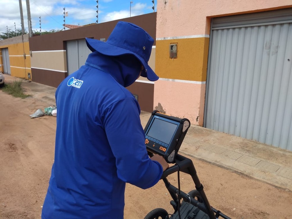 Fiscalização da Caern no Rio Grande do Norte — Foto: Divulgação