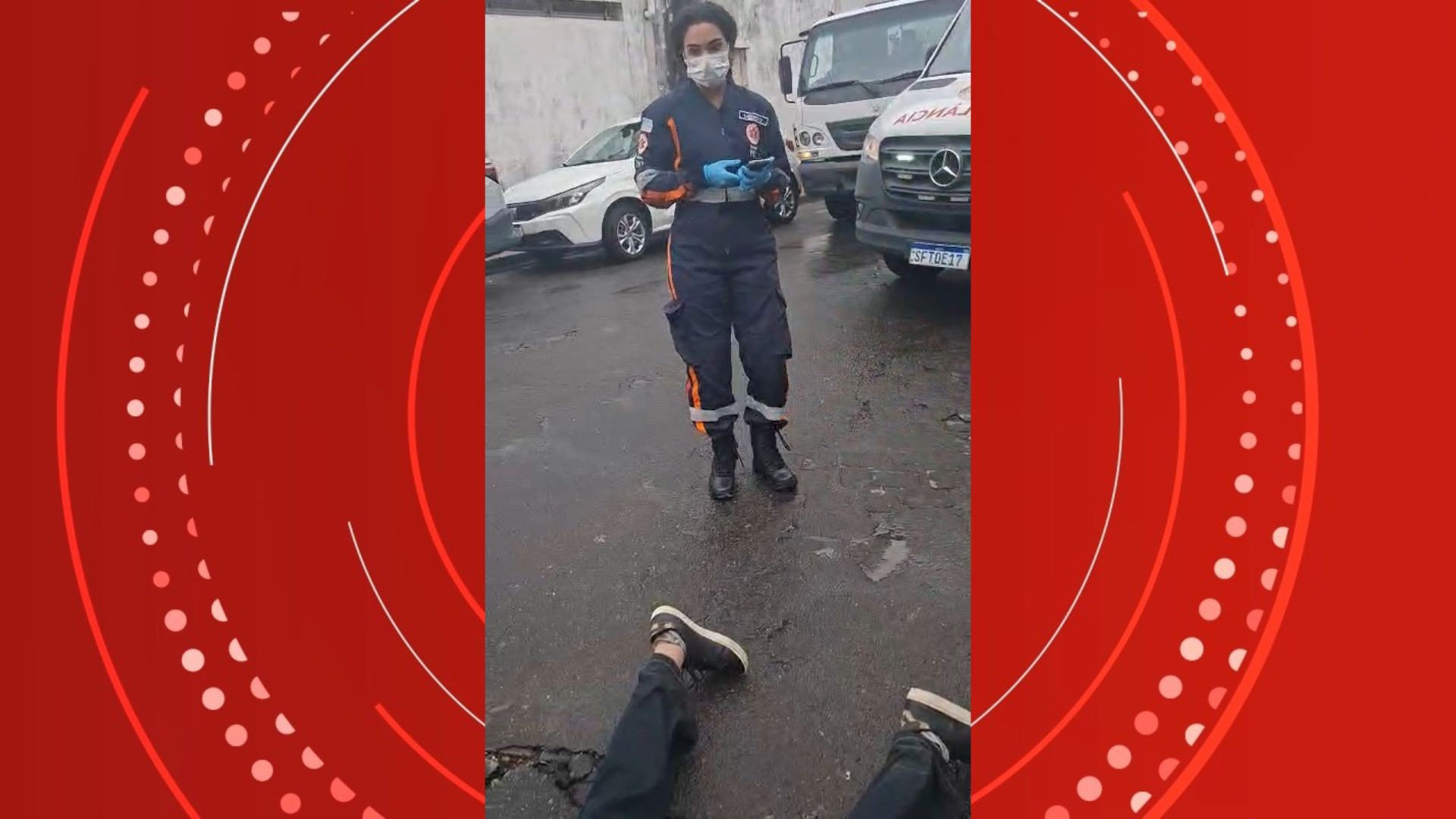 VÍDEO: Samu é acionado para ocorrência e equipe tem 'surpresa' ao chegar ao local, em Vila Velha