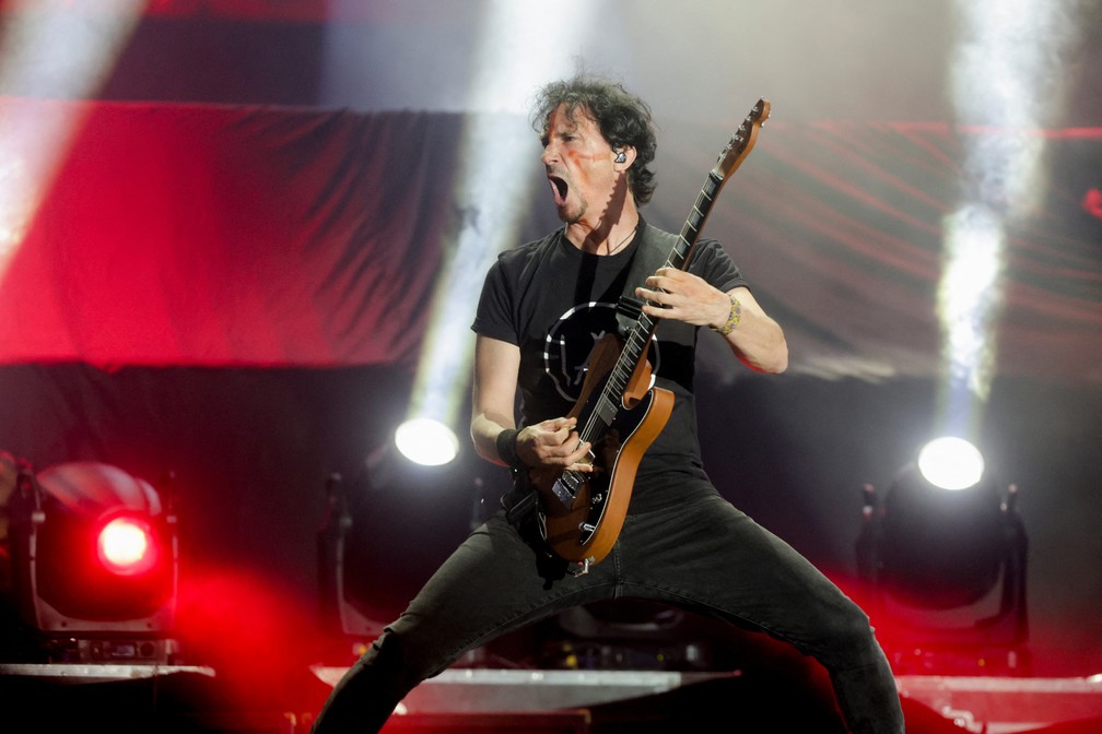 Gojira se apresenta no Rock in Rio 2022 — Foto: Ricardo Moraes/Reuters