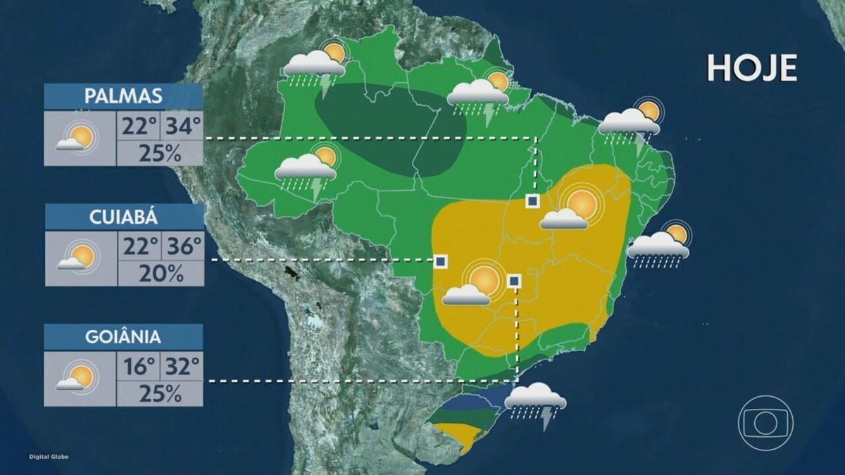 Frente Fria Que Está No Sul Do País Se Dirige Ao Sudeste E Deixa Tempo Instável Hora 1 G1