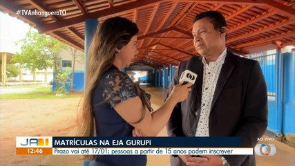 Prazo para matrícula na Educação de Jovens e Adultos em Gurupi termina nesta sexta (17)
