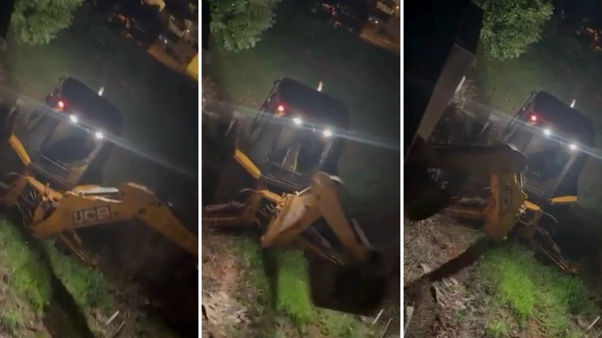 Homem furta retroescavadeira de prefeitura e tenta invadir agência bancária no RS, diz polícia; VÍDEO