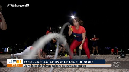 Palmenses aproveitam as férias para se exercitar ao ar livre