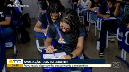Estudantes do Tocantins passam por avaliação de desempenho em português e matemática